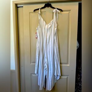 Dillards tie at the shoulders jumpsuit. Women’s never born brand new